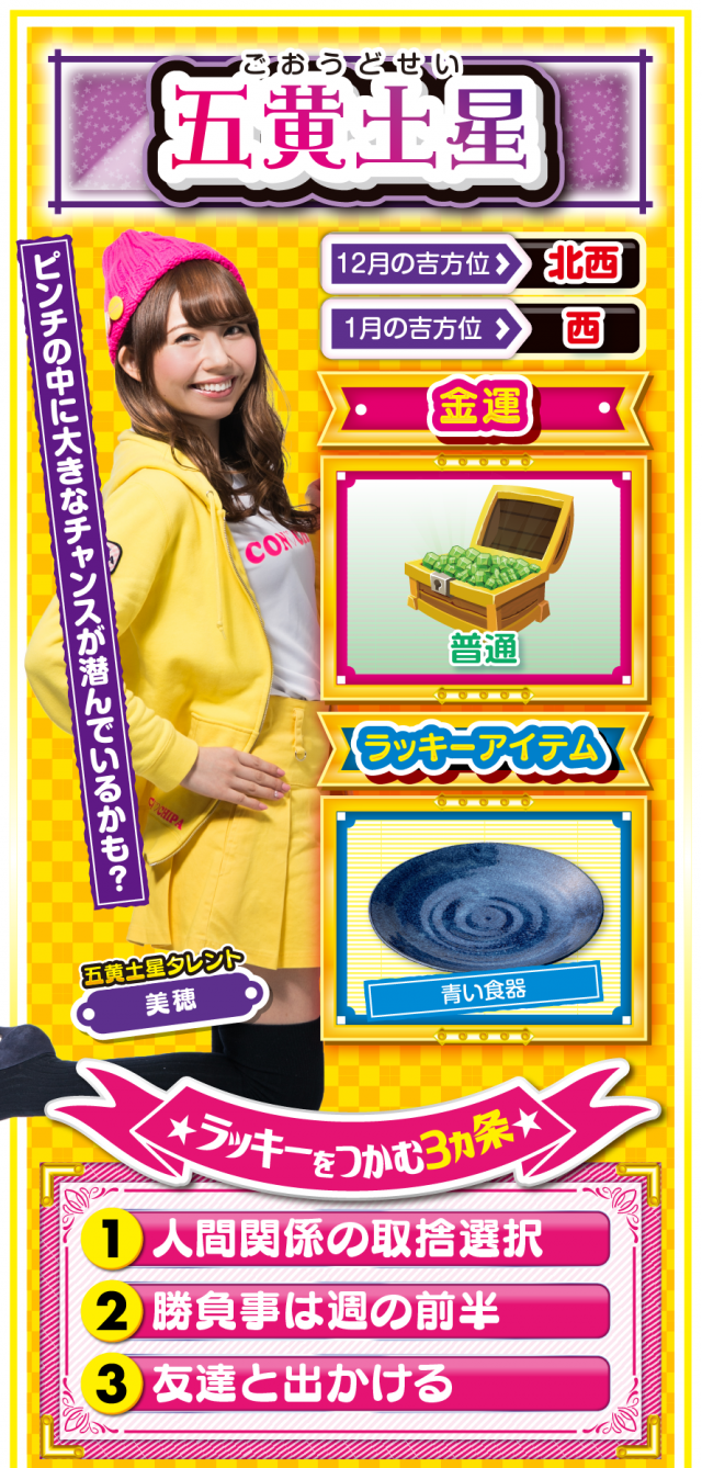 五黄土星占い結果