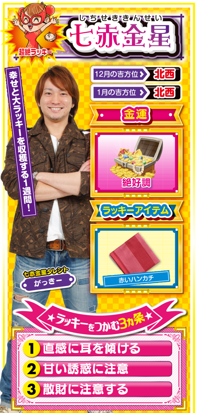 七赤金星占い結果