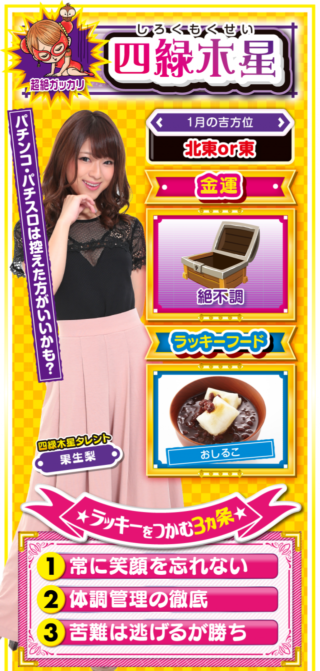 四緑木星占い結果