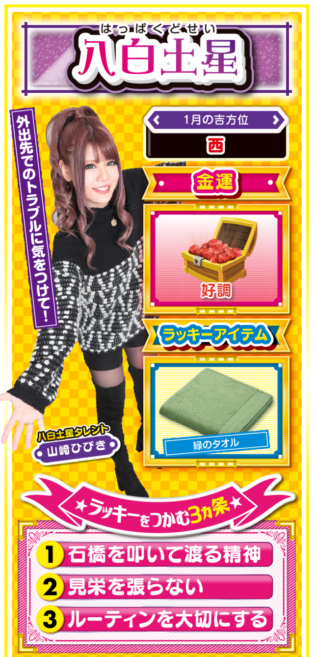 八白土星占い結果