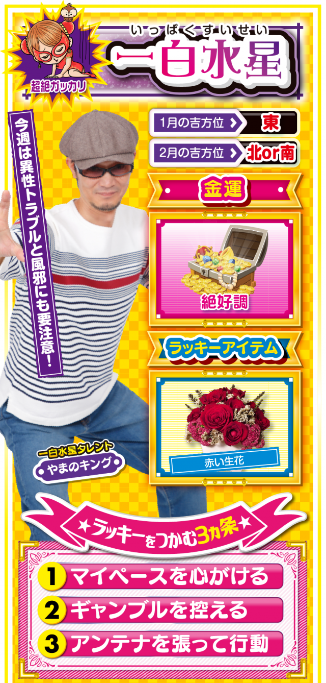 一白水星占い結果