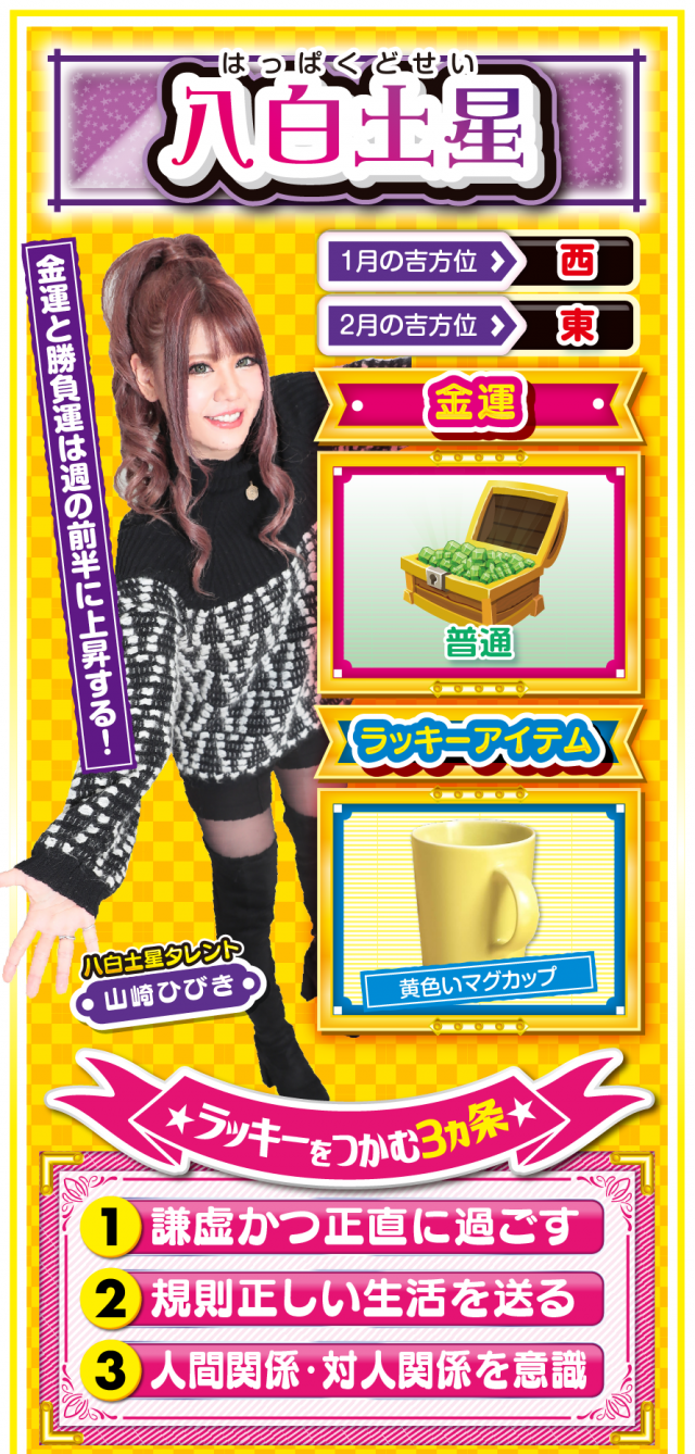 八白土星占い結果