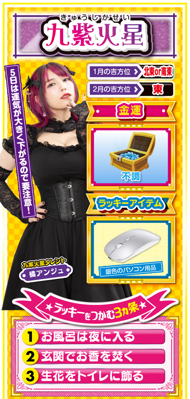 九紫火星占い結果