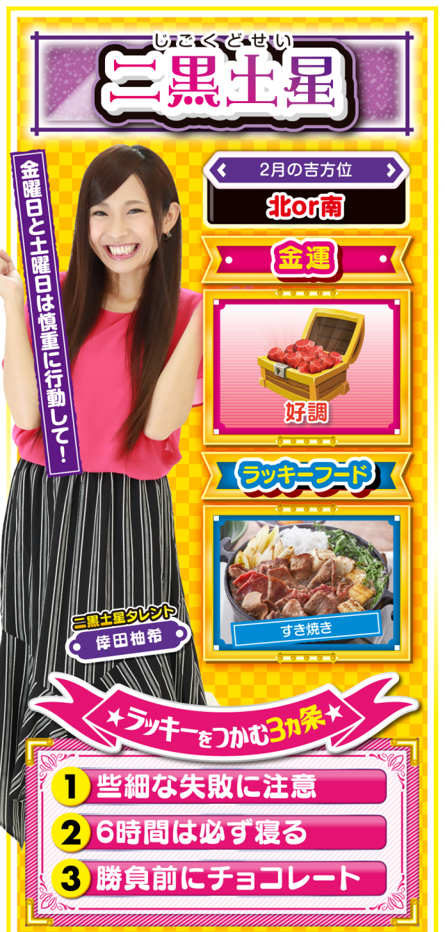 二黒土星占い結果