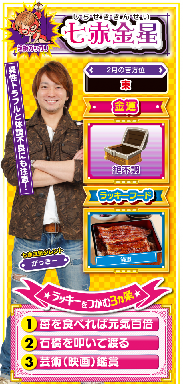 七赤金星占い結果
