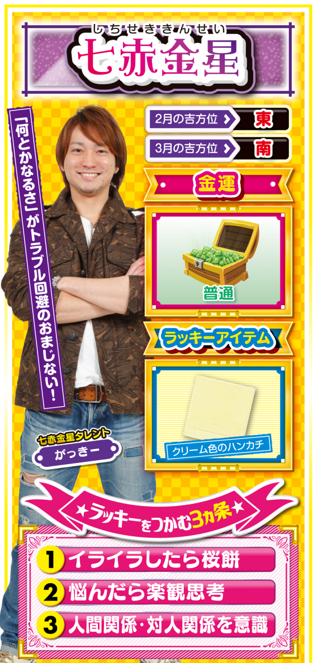 七赤金星占い結果