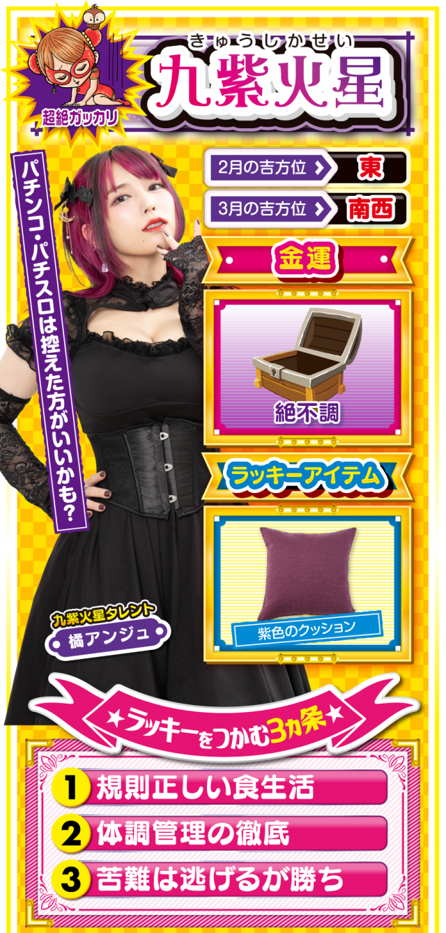 九紫火星占い結果