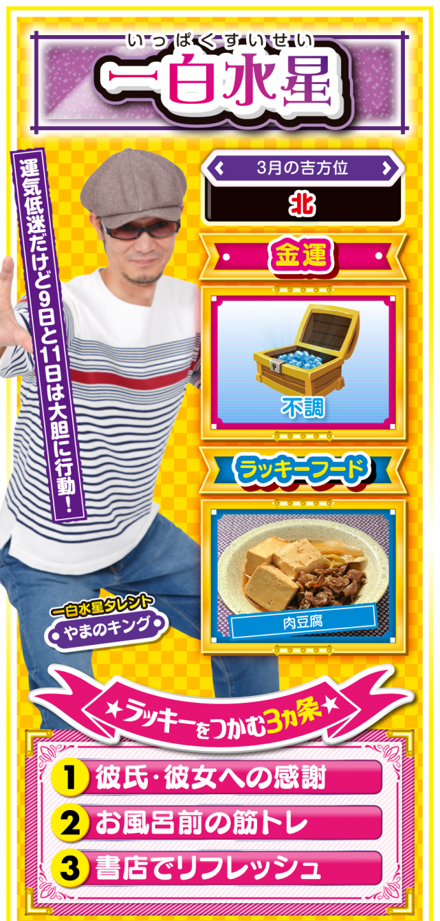 一白水星占い結果