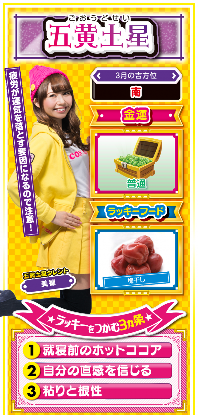 五黄土星占い結果