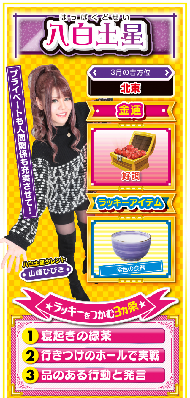 八白土星占い結果