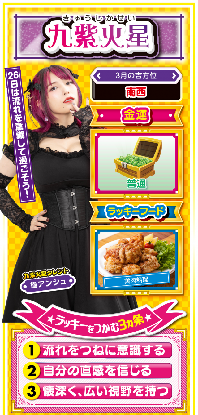 九紫火星占い結果