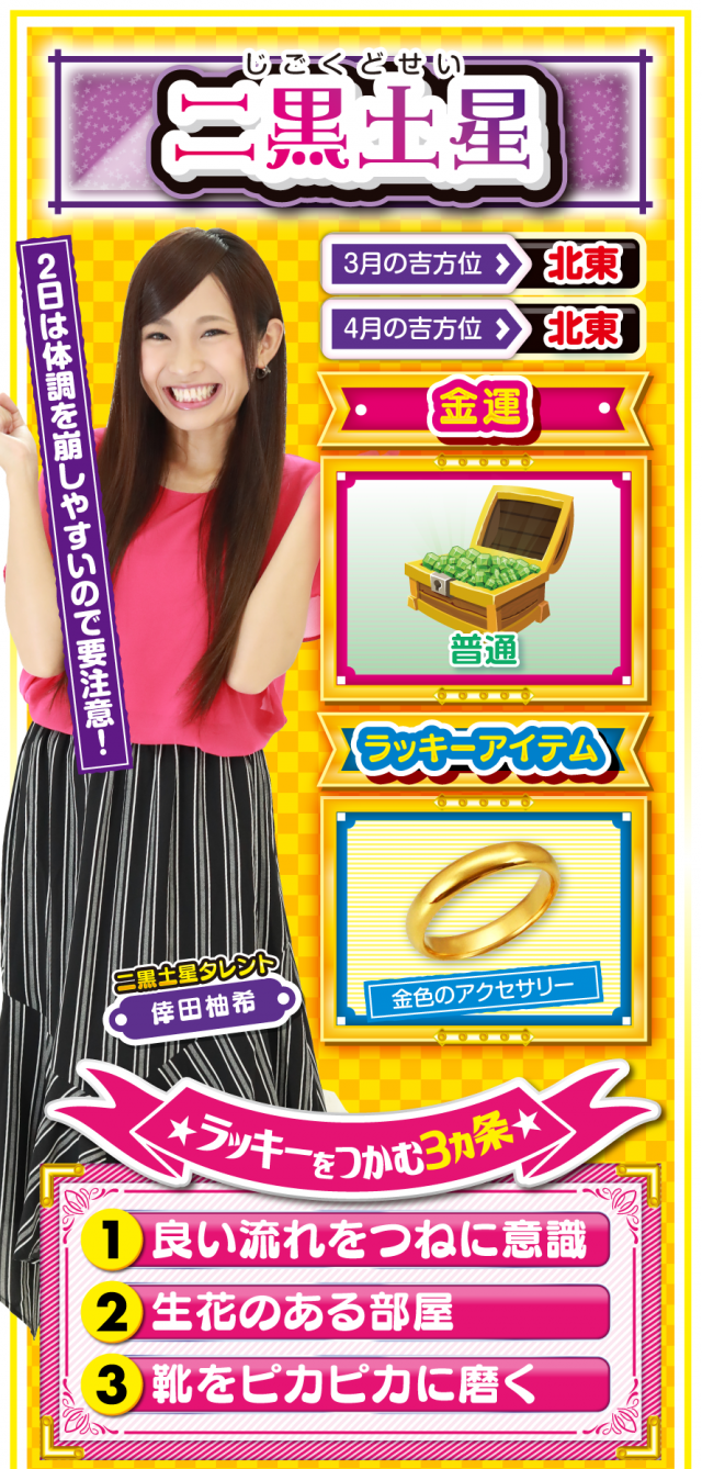 二黒土星占い結果