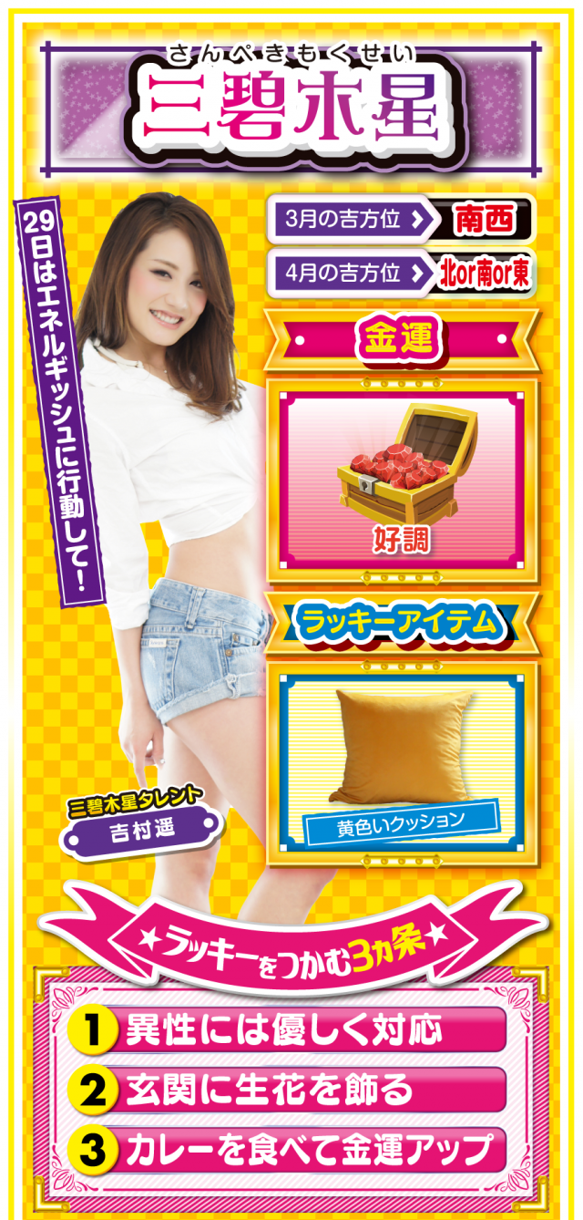 三碧木星占い結果