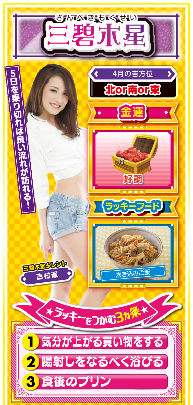 三碧木星占い結果