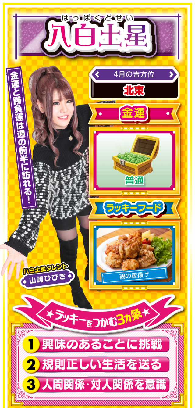 八白土星占い結果