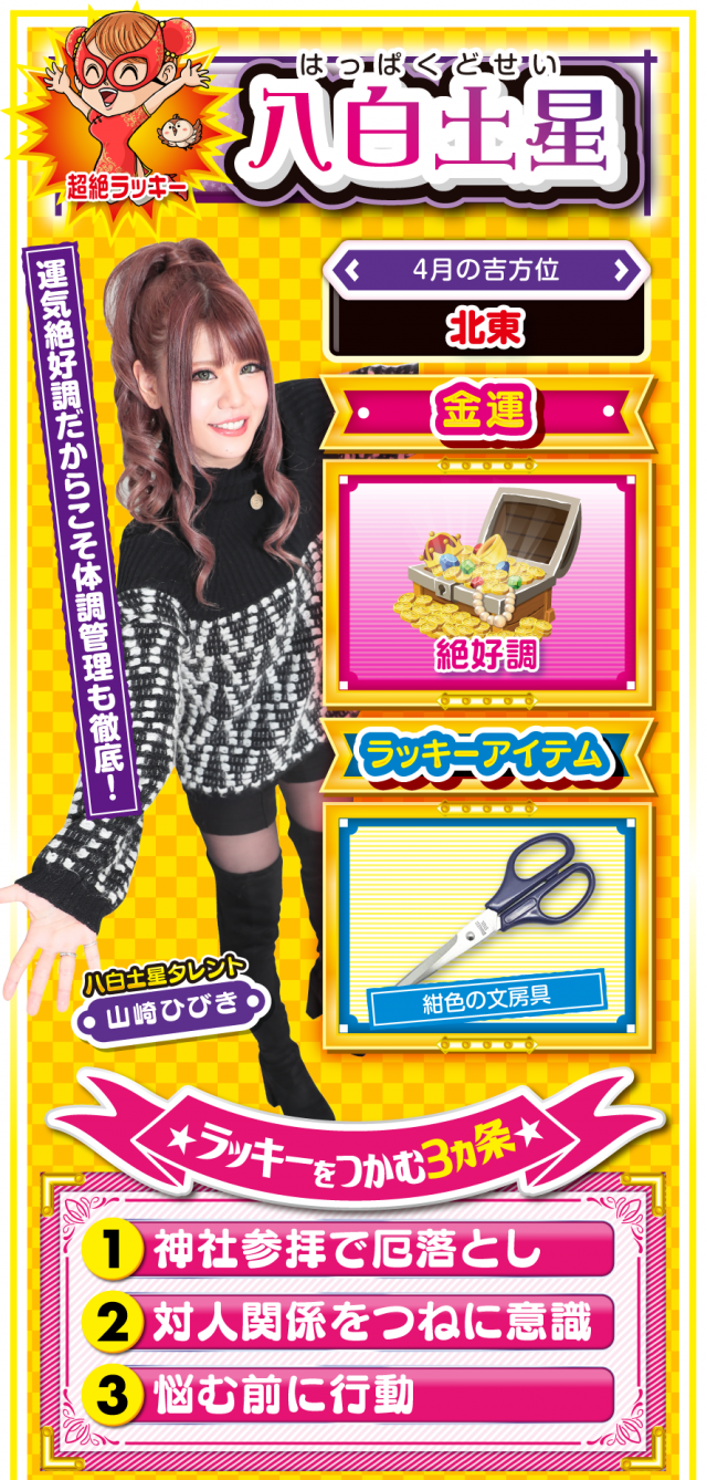 八白土星占い結果