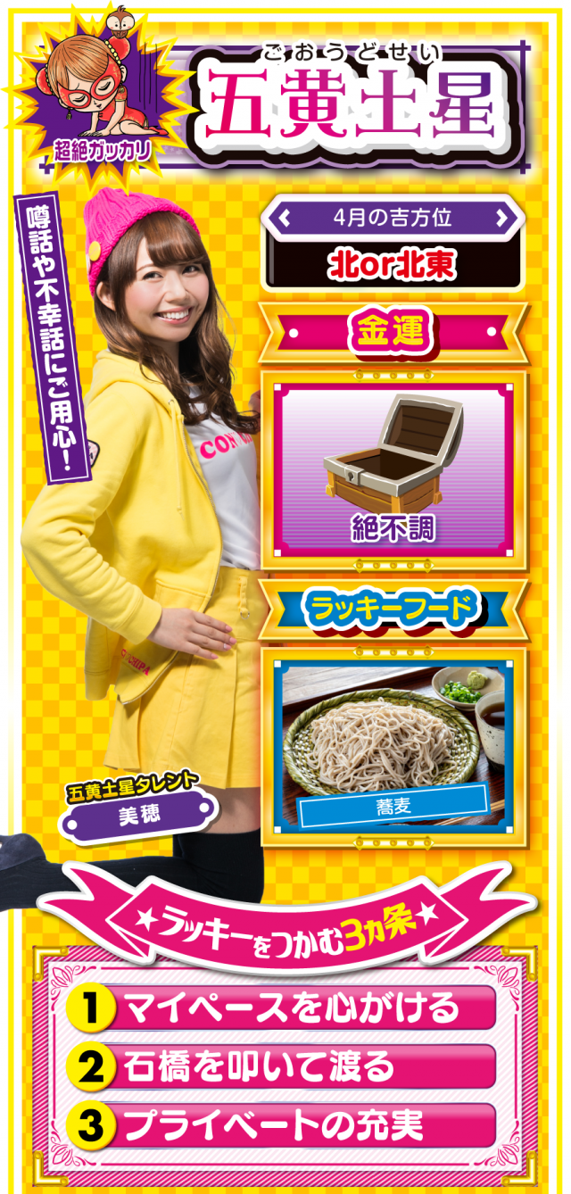 五黄土星占い結果