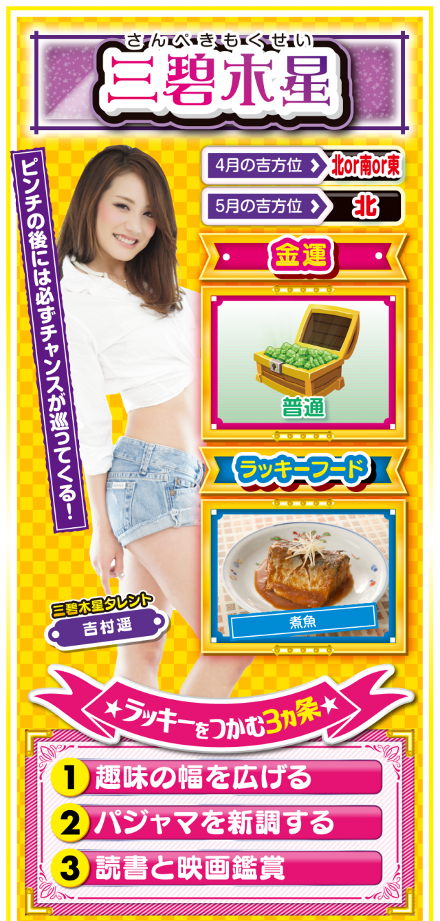 三碧木星占い結果