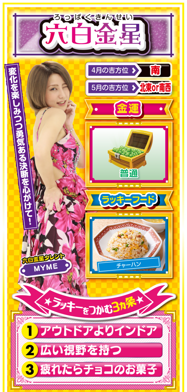 六白金星占い結果