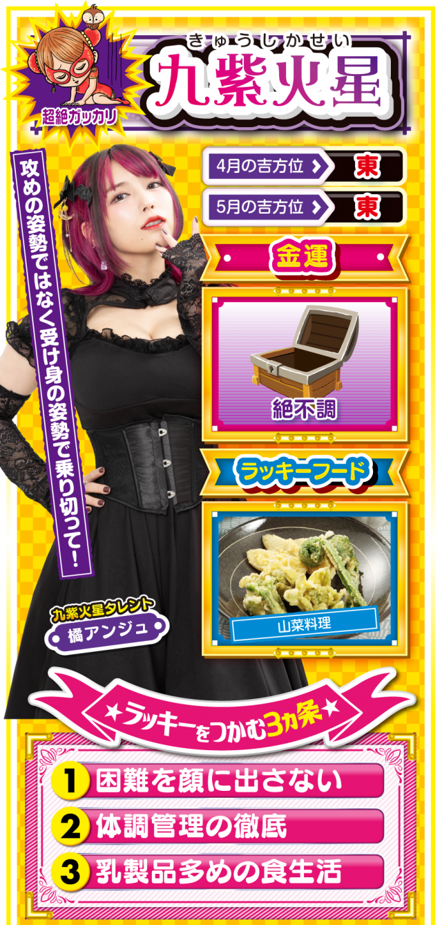 九紫火星占い結果