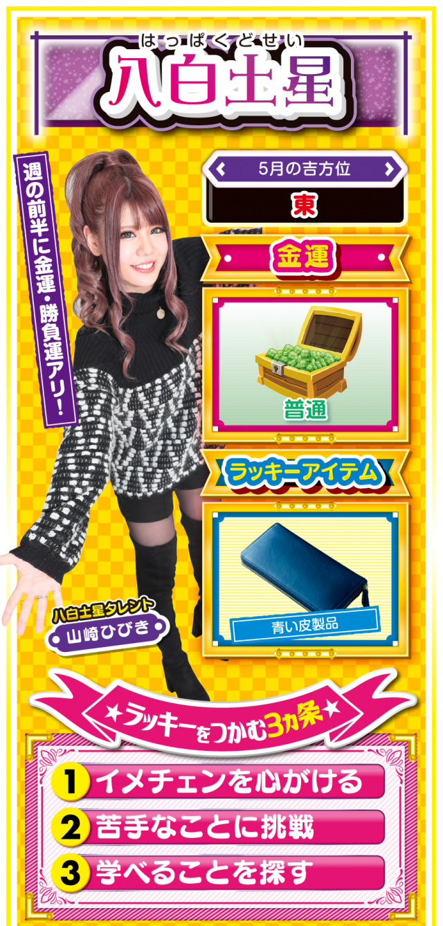 八白土星占い結果