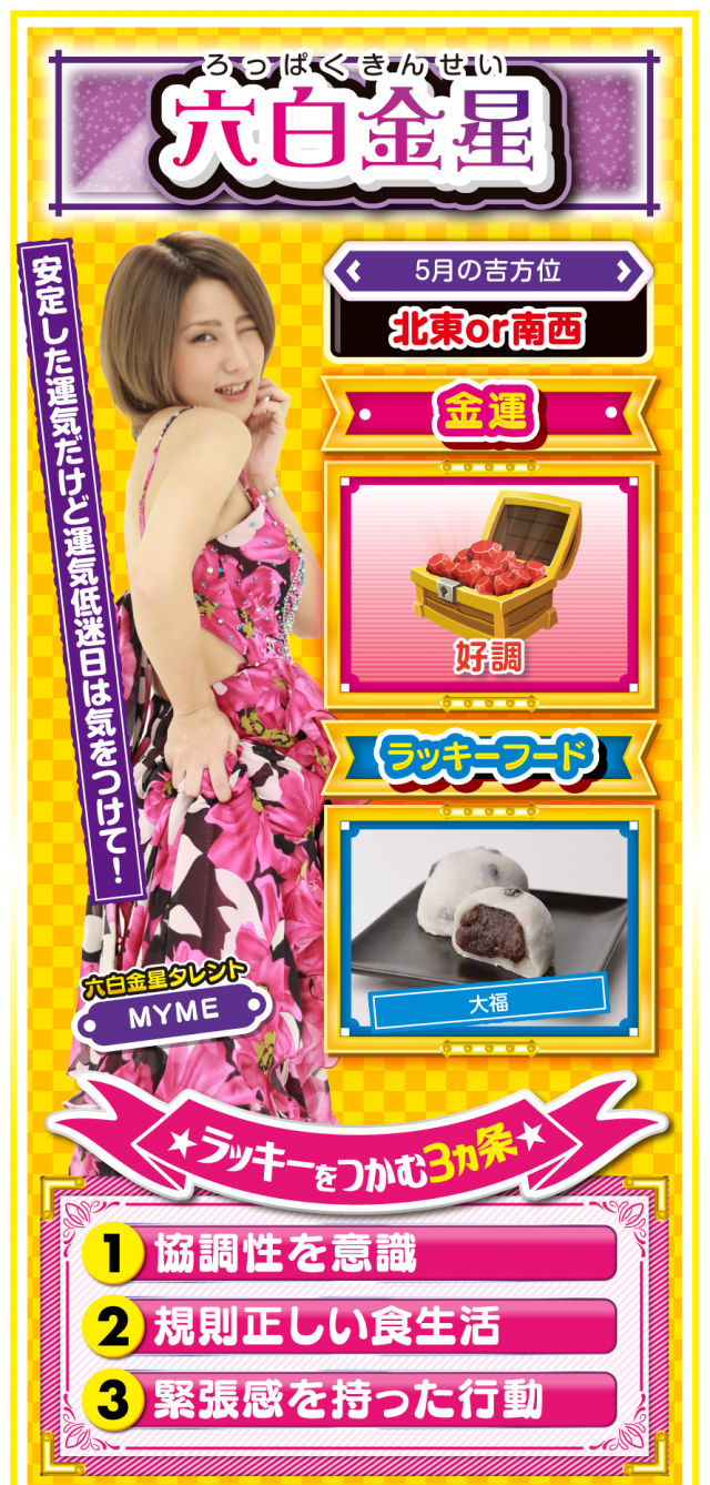 六白金星占い結果