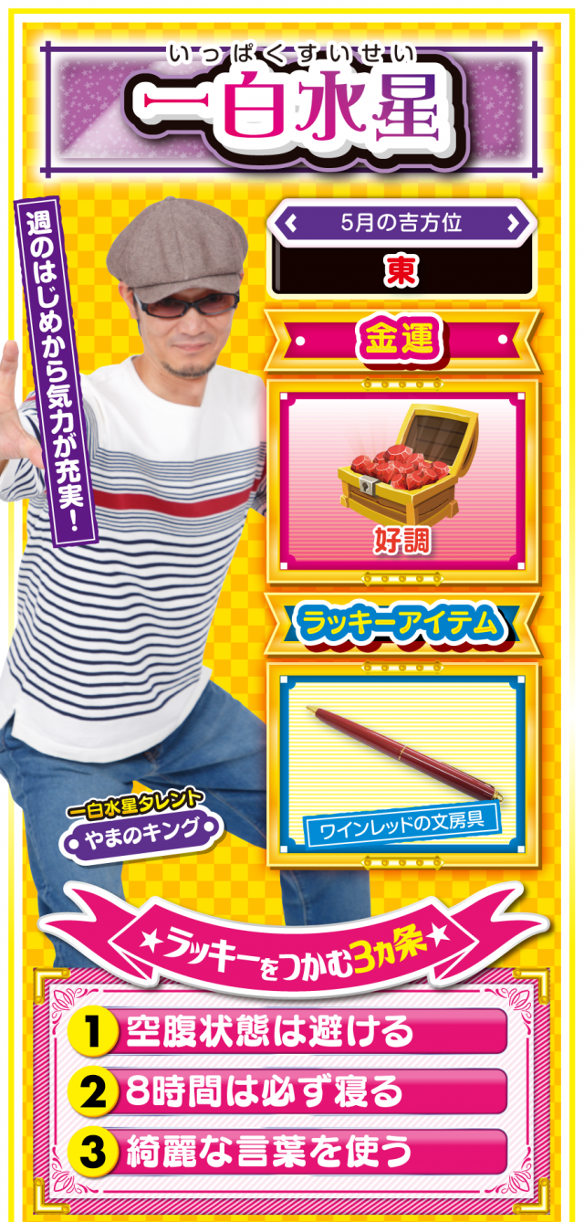 一白水星占い結果
