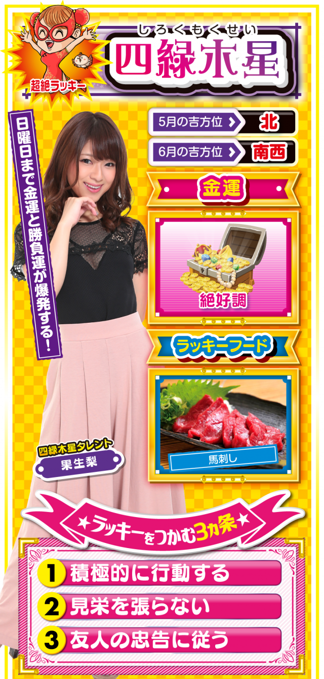 四緑木星占い結果