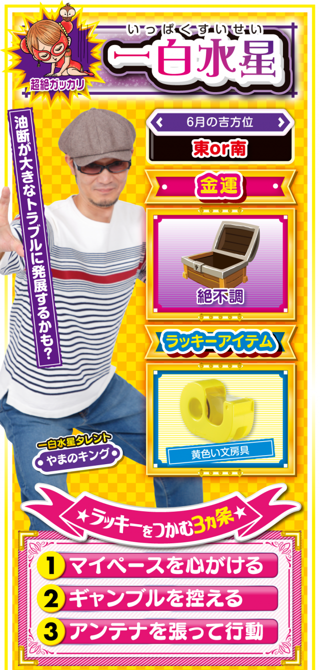 一白水星占い結果