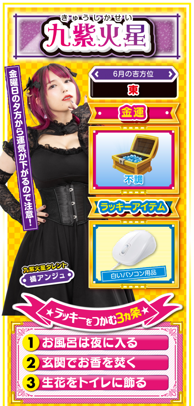 九紫火星占い結果