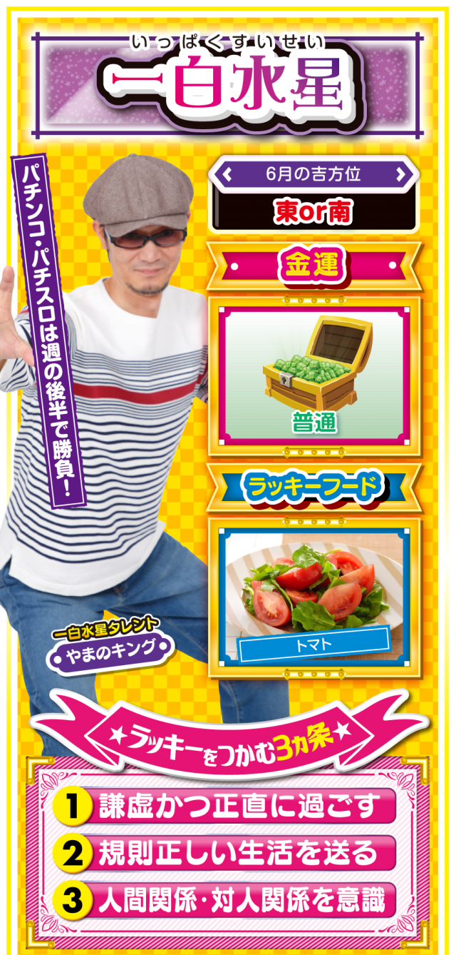 一白水星占い結果