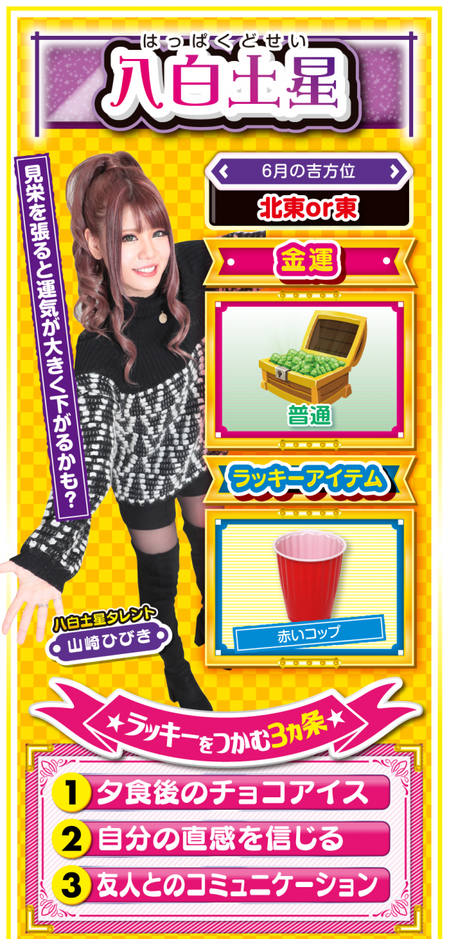 八白土星占い結果