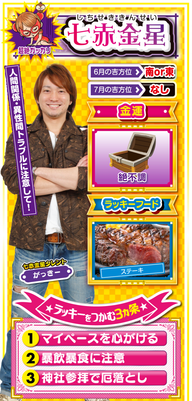 七赤金星占い結果