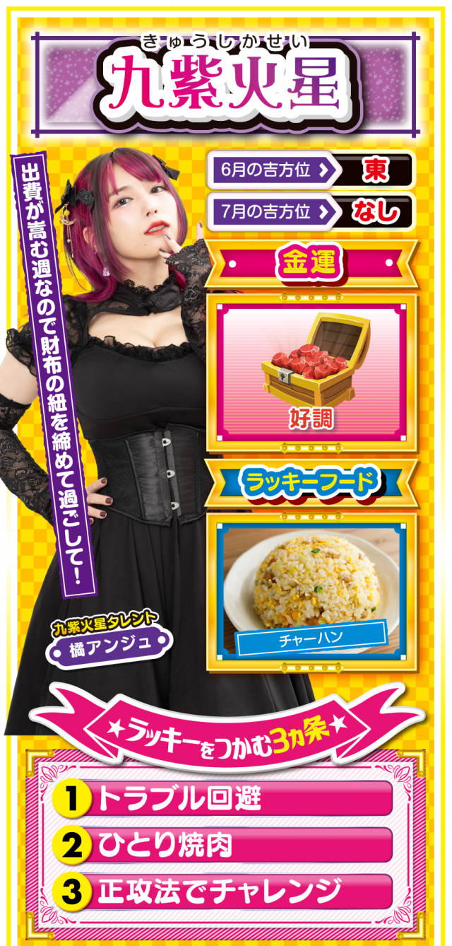 九紫火星占い結果