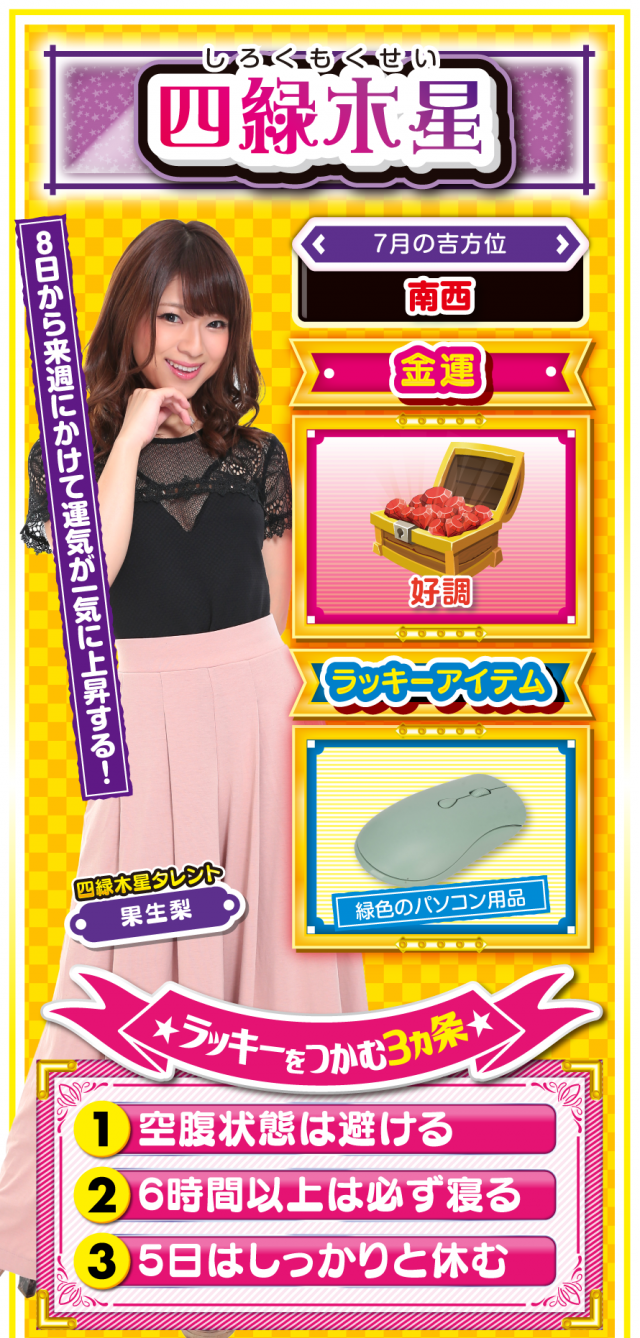 四緑木星占い結果