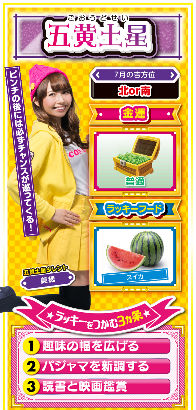 五黄土星占い結果