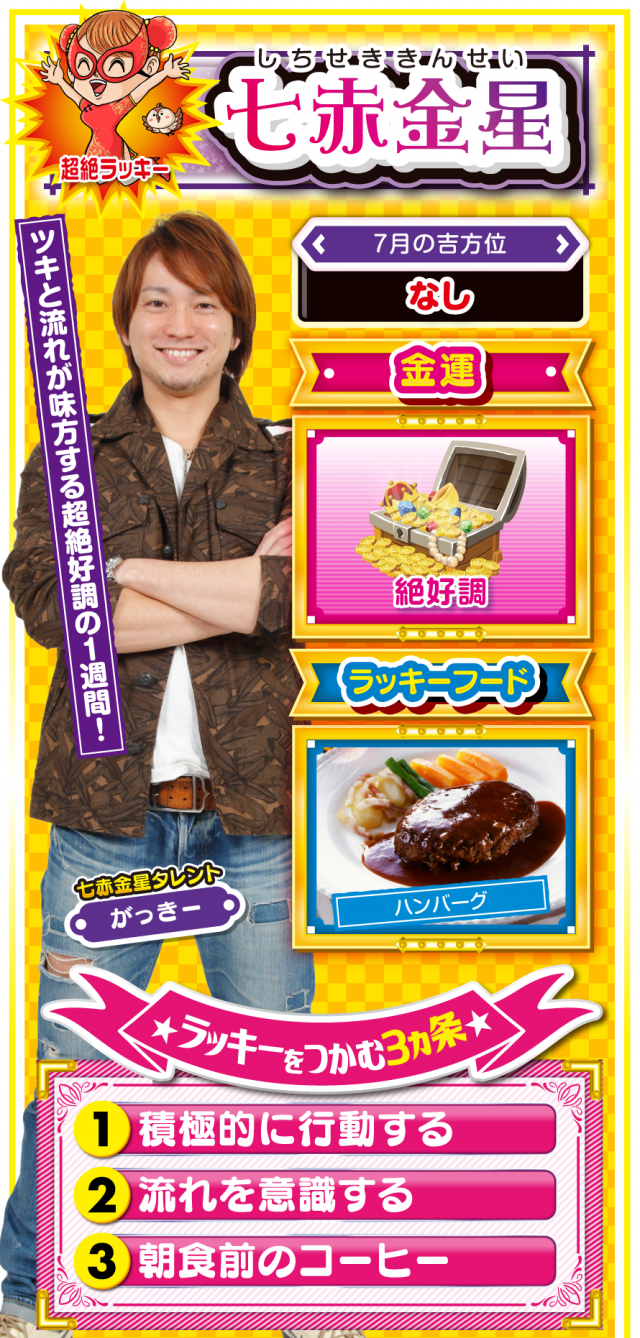 七赤金星占い結果