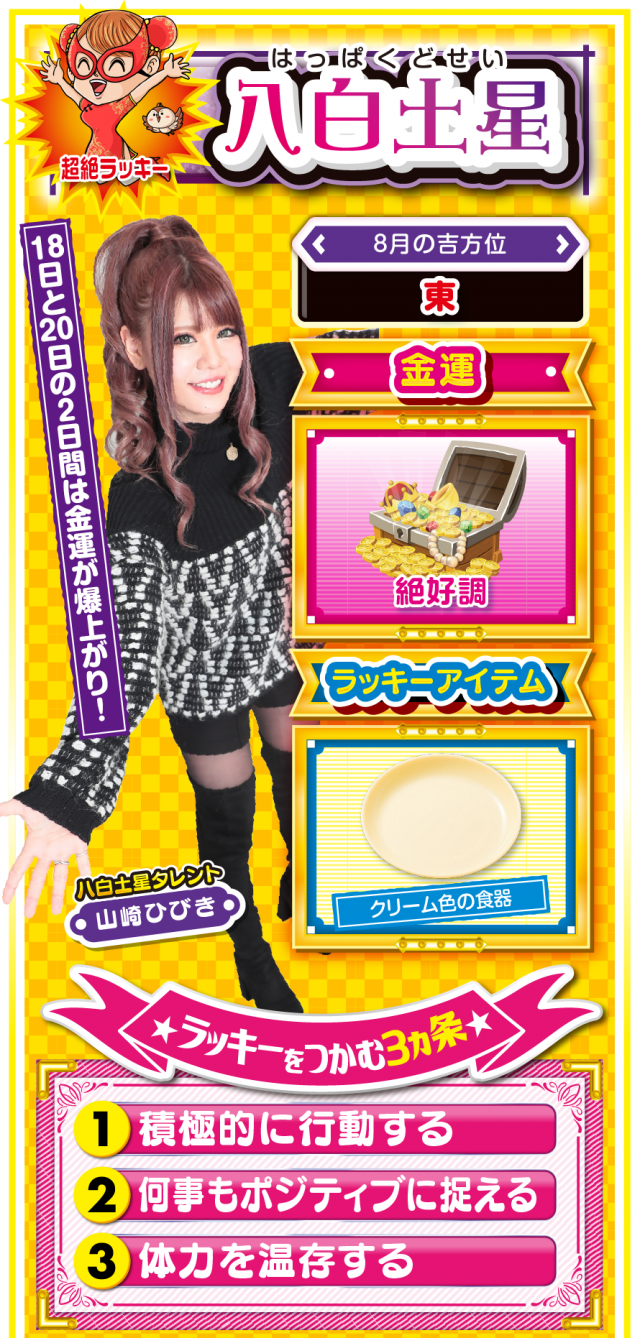 八白土星占い結果