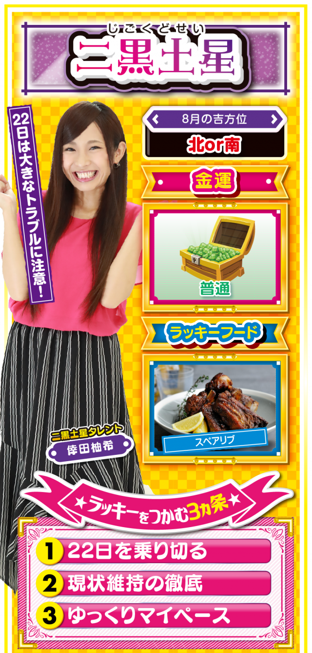 二黒土星占い結果