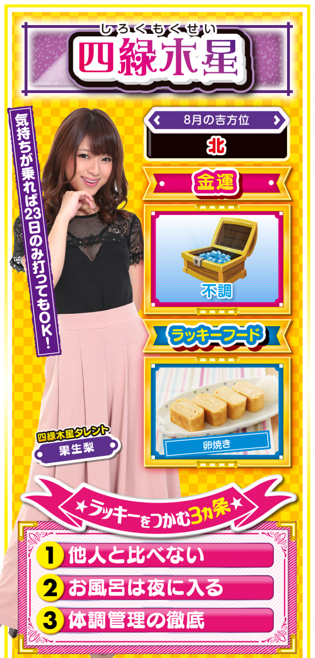 四緑木星占い結果