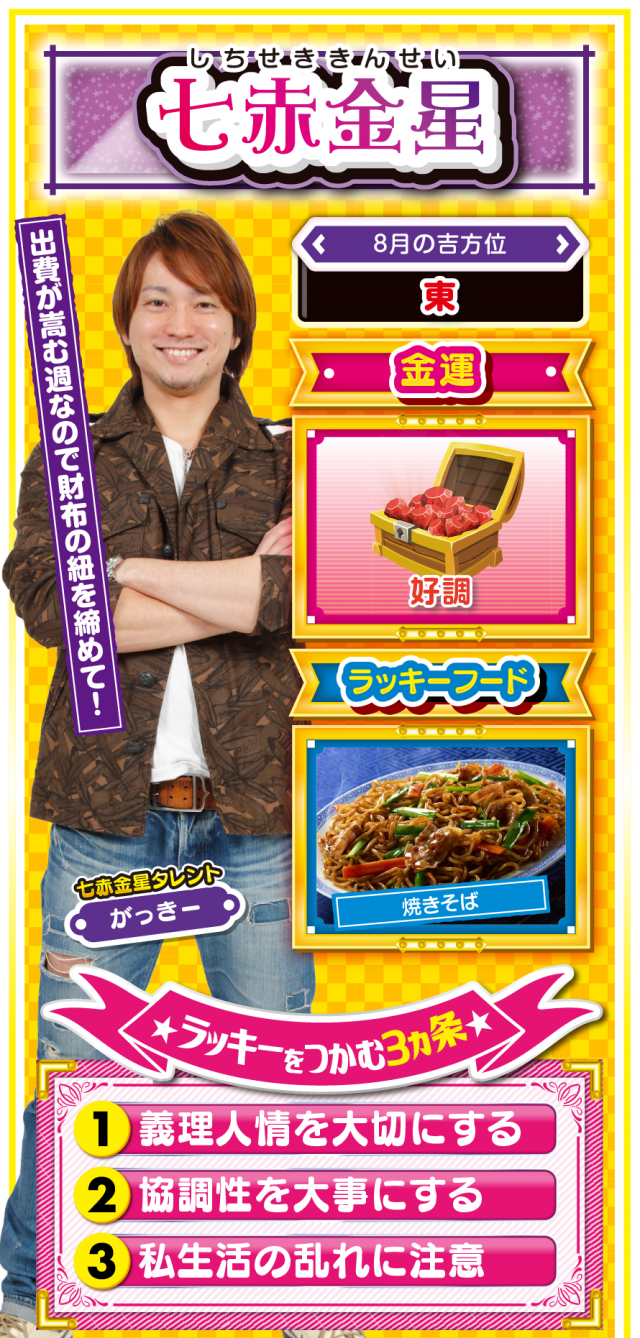 七赤金星占い結果