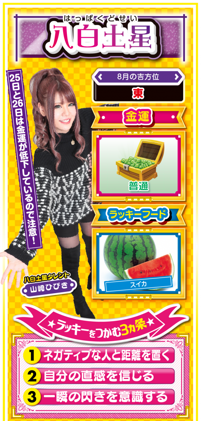 八白土星占い結果