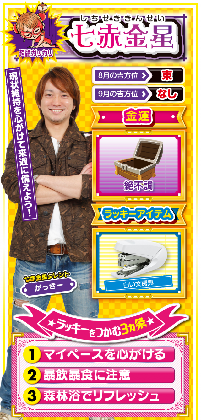 七赤金星占い結果