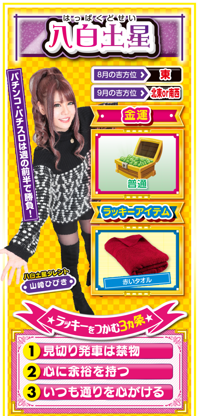 八白土星占い結果