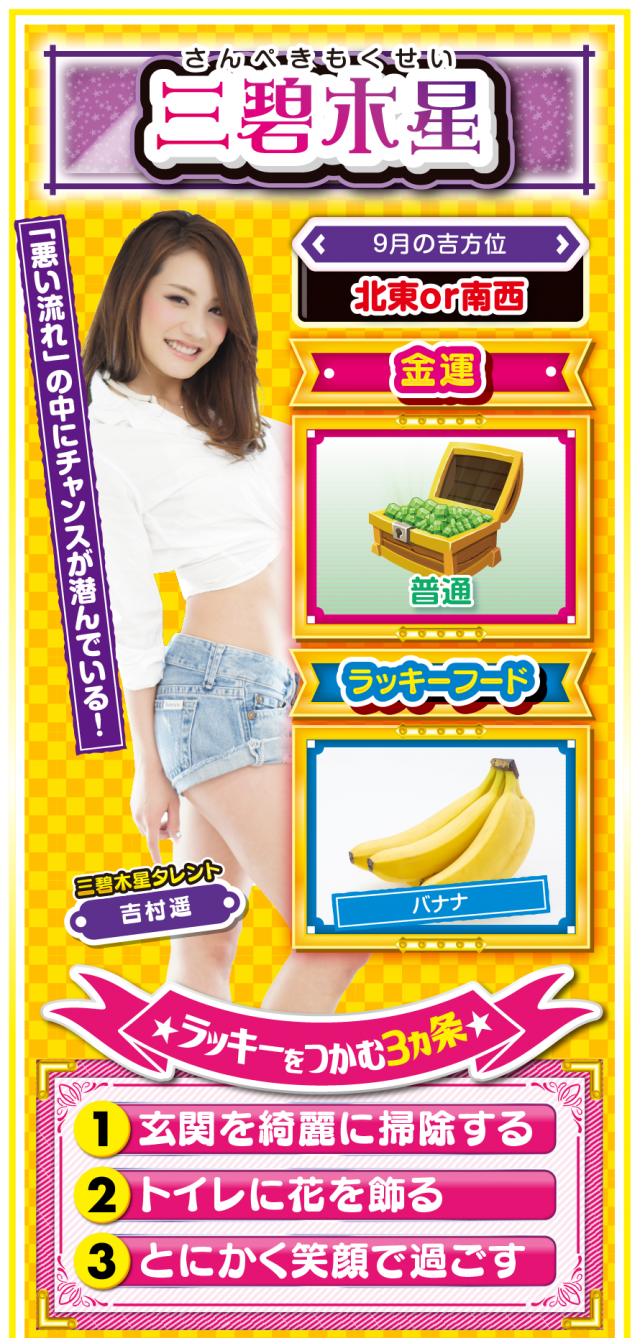 三碧木星占い結果