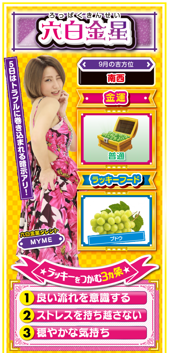 六白金星占い結果