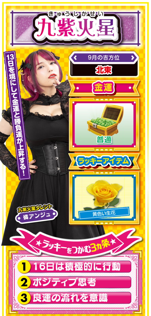 九紫火星占い結果