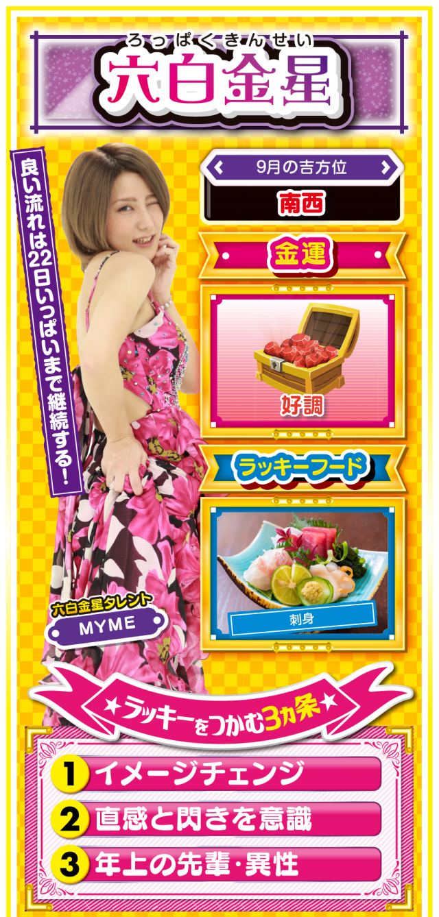 六白金星占い結果