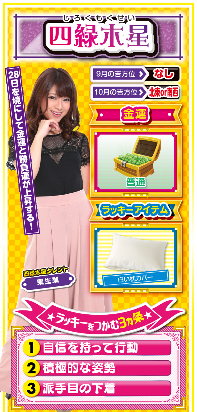 四緑木星占い結果