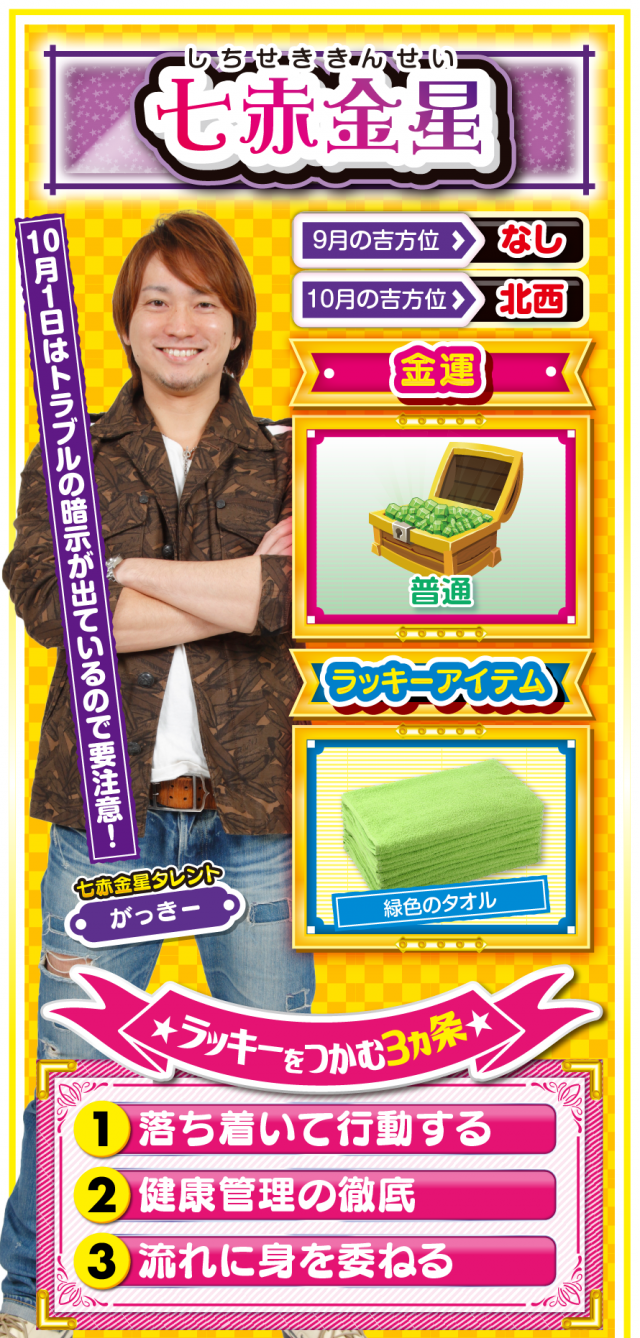 七赤金星占い結果